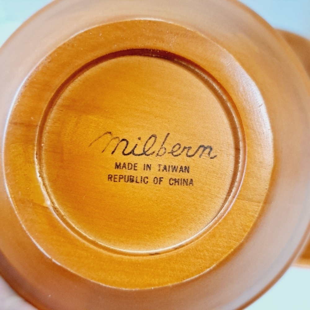 Milbern Wooden Salad Bowl Serving Set 5 Pieces - Picture 5 of 6